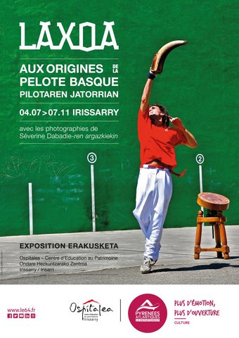 Exposition Laxoa, pelote basque à Ospitalea Irissarry au Pays basque